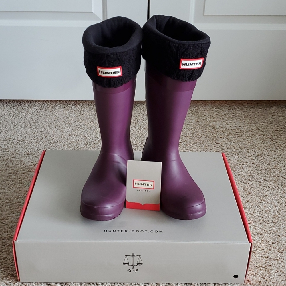Hunter Original Kids Total Control & Tall Socks